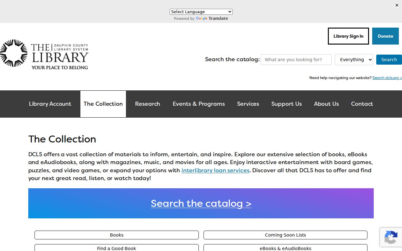 Dauphin County city directory research at the Dauphin County Library System collection