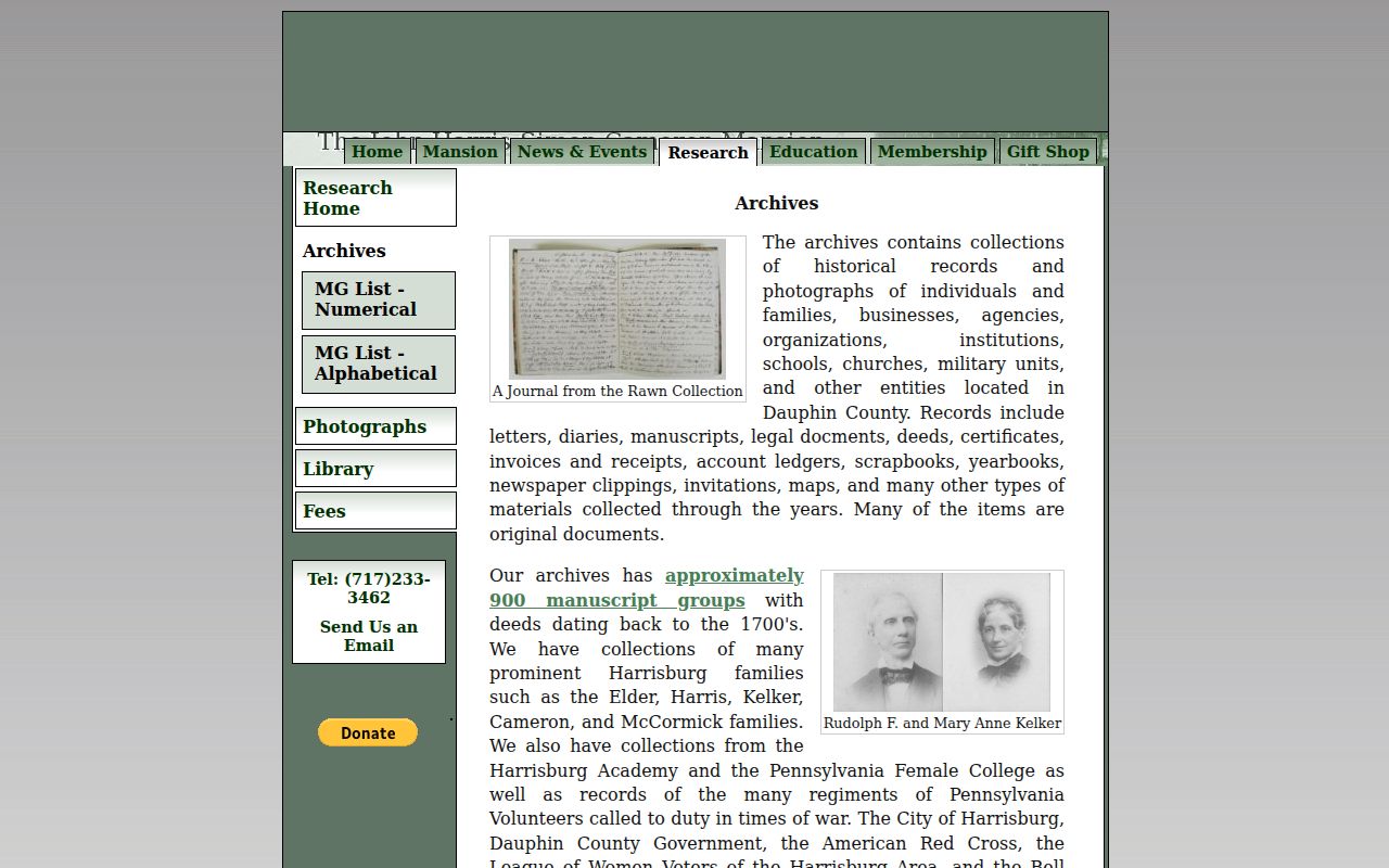 Dauphin County city directory companion research at the HSDC archives