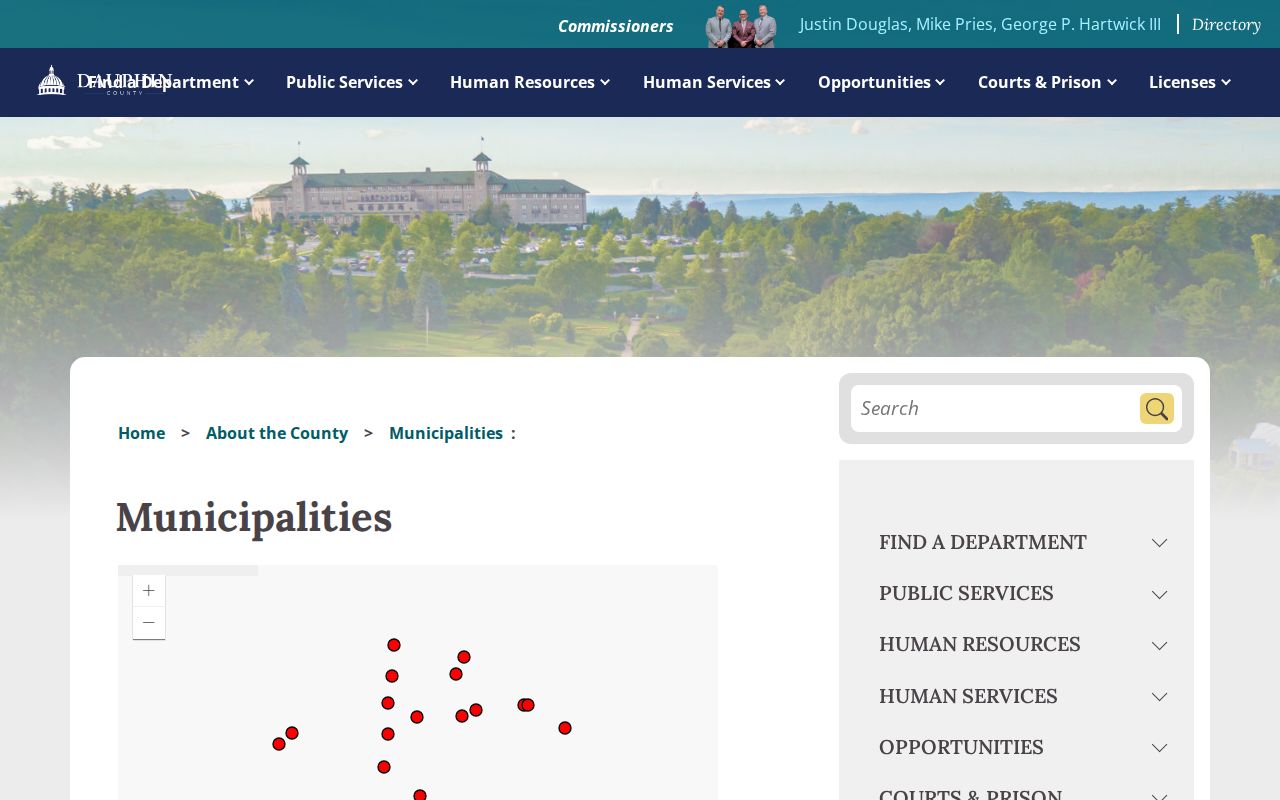 Dauphin County neighbors municipal directory