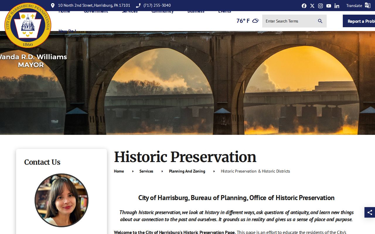 Dauphin County neighbors Harrisburg historic preservation research